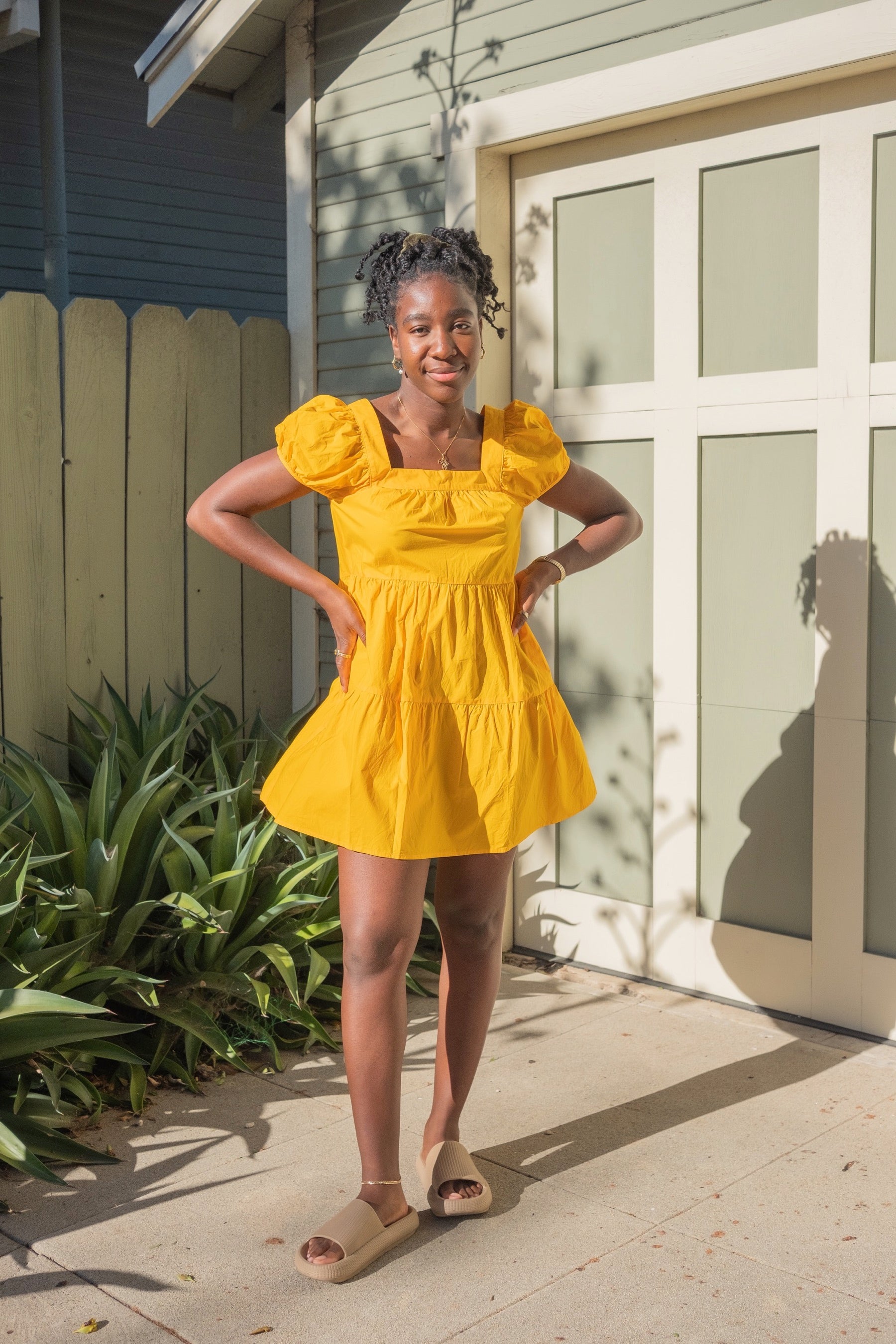 Mango Lora Tiered Dress