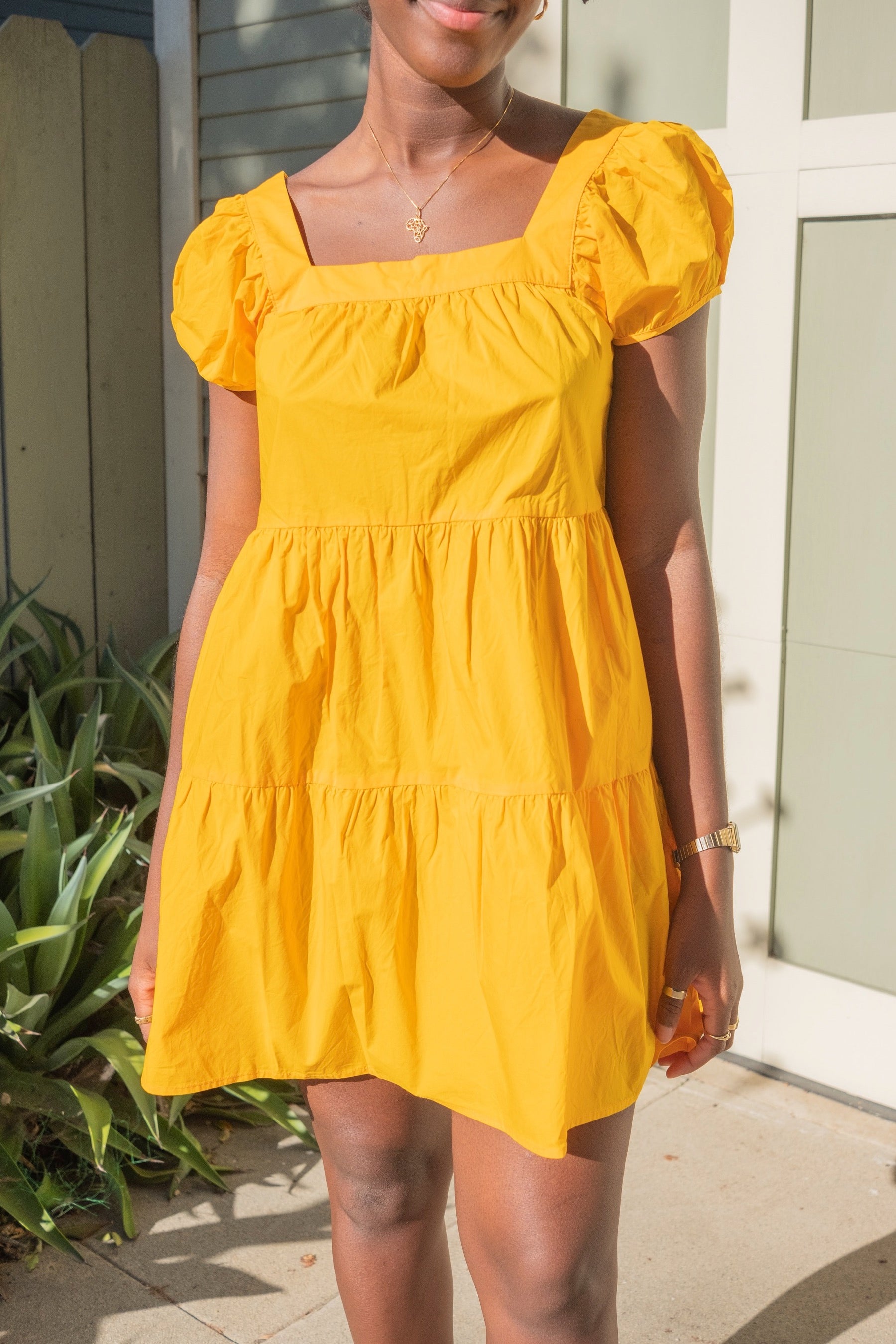 Mango Lora Tiered Dress