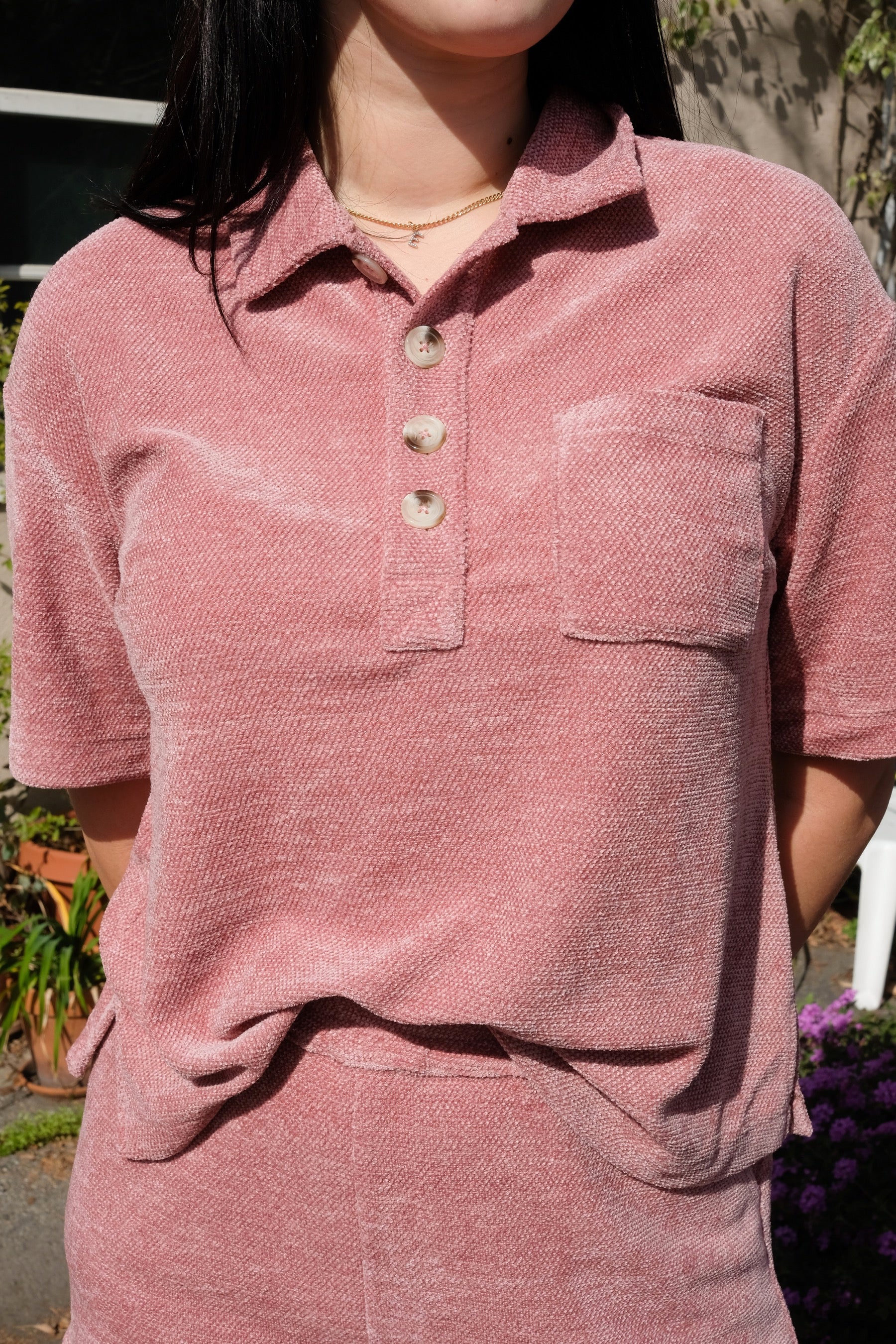 Mauve Boston Chenille Set