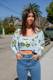 Baby Blue Meg Cardigan Set