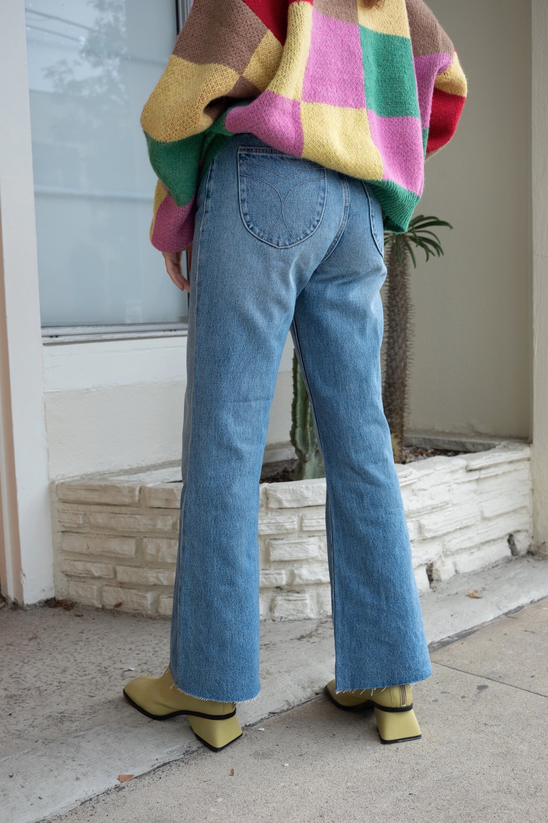 Lara Blue Eastcoast Crop Flare