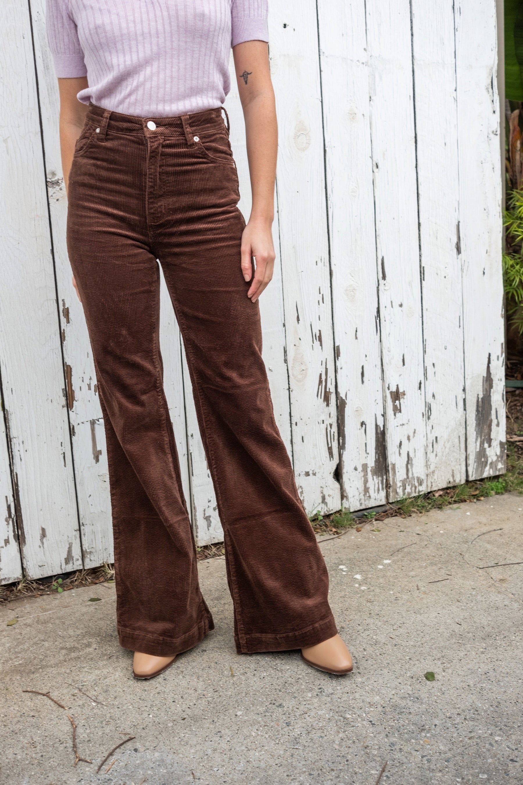 Brown Cord Eastcoast Flare