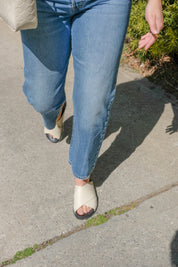 Ecru Arne Crossover Sandal
