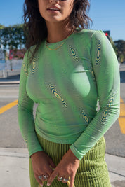 Intense Green Ondas Top