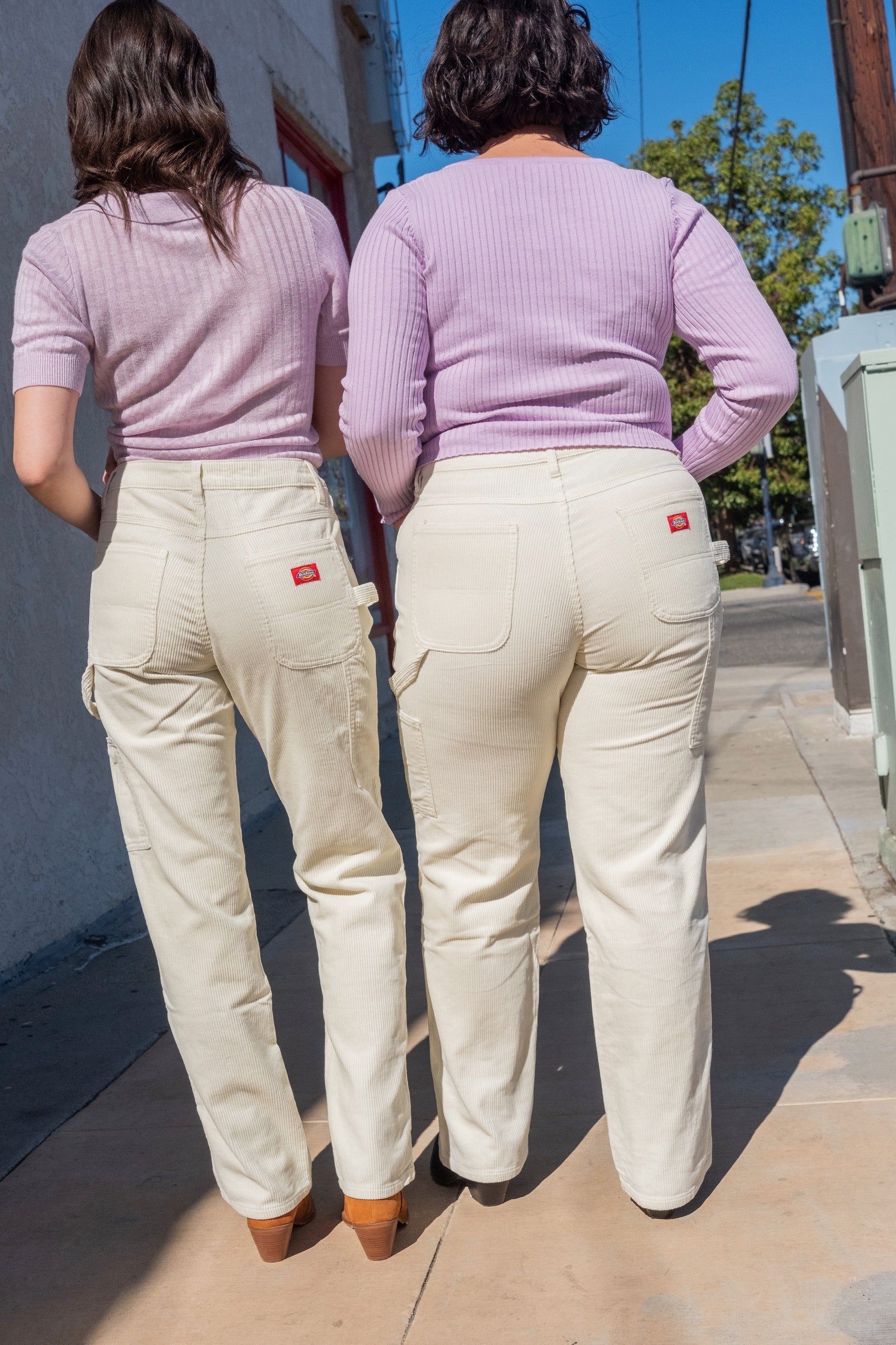 Cord Carpenter Pant - White