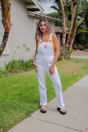 Relaxed Overalls - White