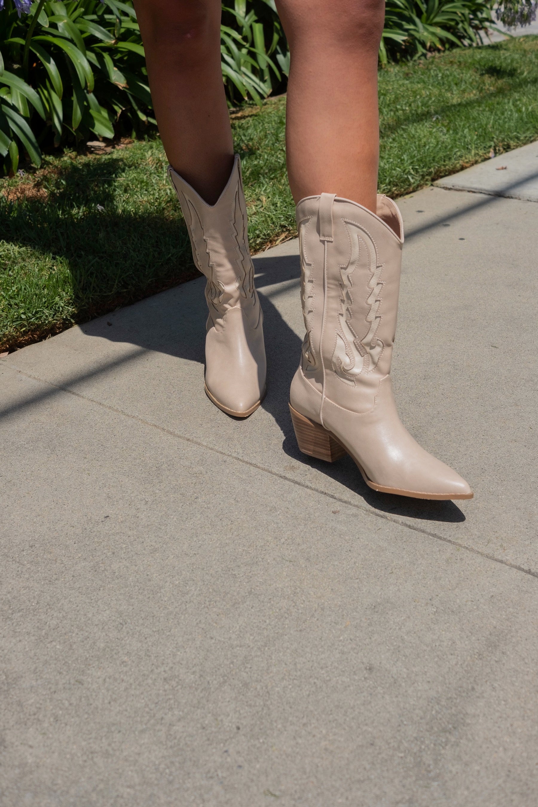 Blush + Cream Norva Boots