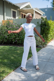 Adobe Cassie Cropped Straight