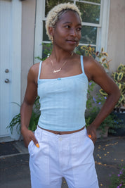 Asher Blue Courtney Pointelle Cami