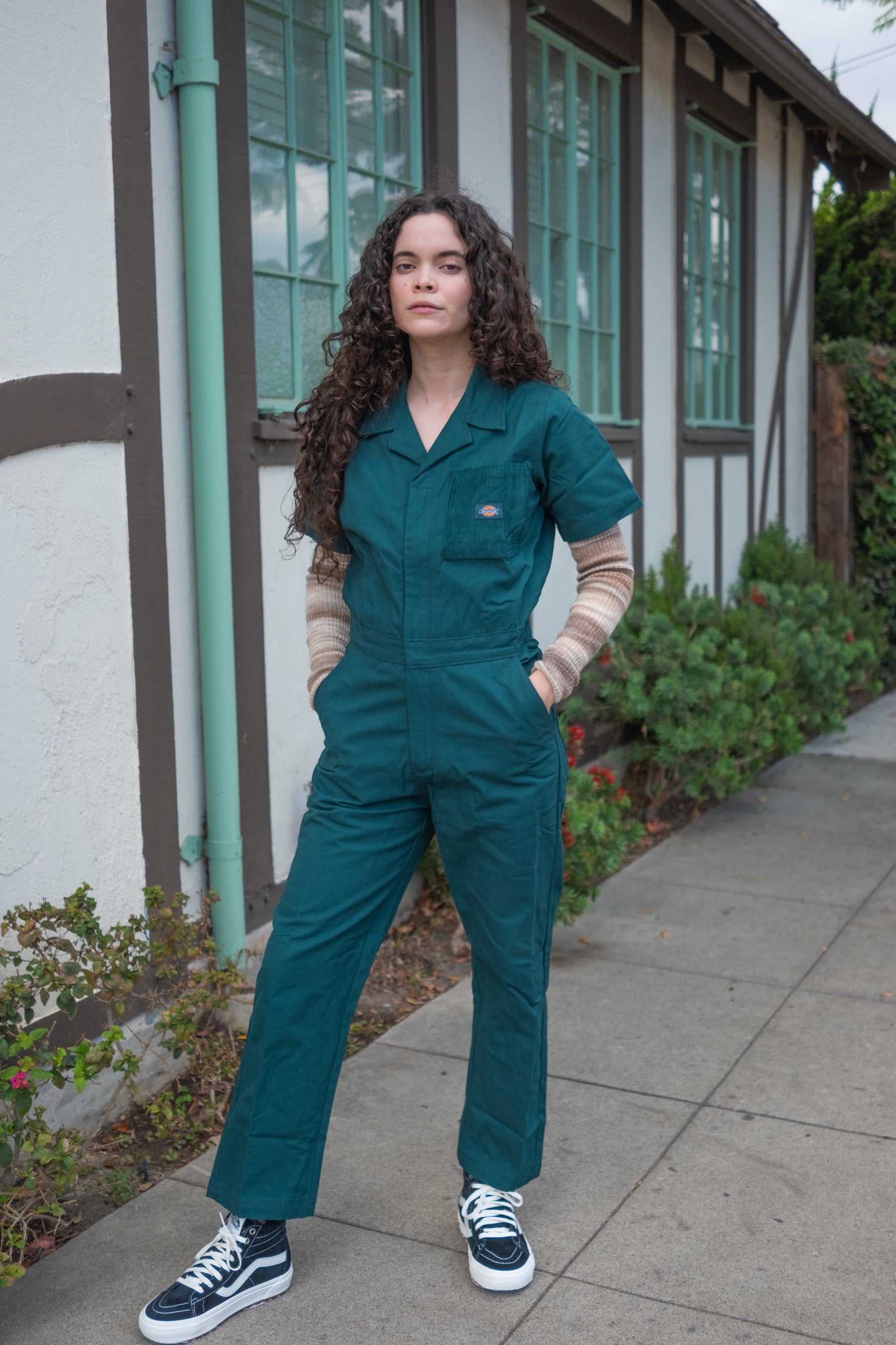 Forest Green Reworked Coveralls