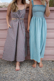 Crayola Cerulean Kasi Dress