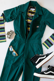 Forest Green Reworked Coveralls