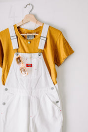 Relaxed Overalls - White