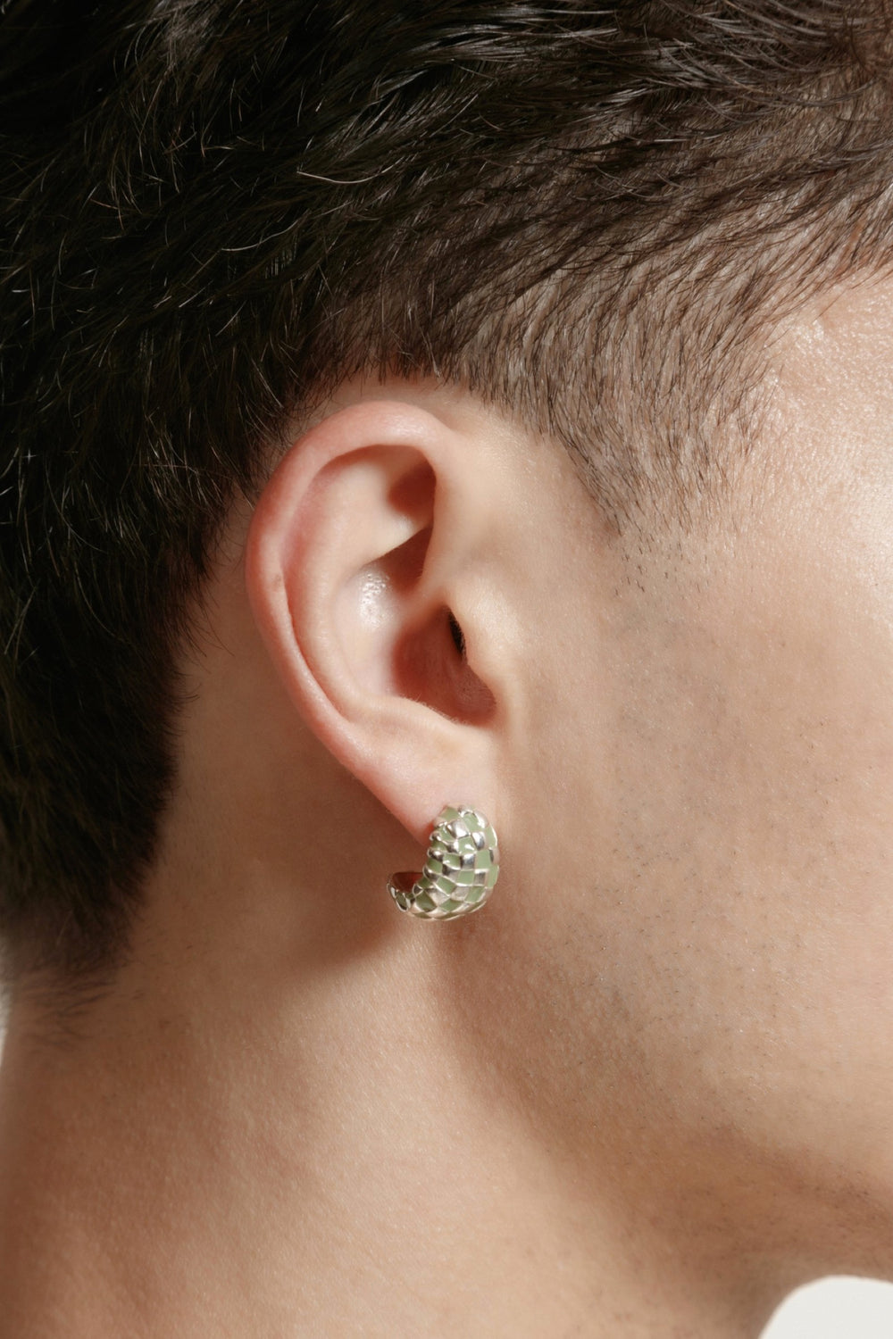 Green + Silver Nellie Earrings