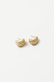 Cream + Gold Nellie Earrings