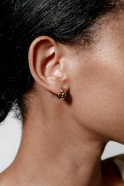 Small Gold Sadie Hoops