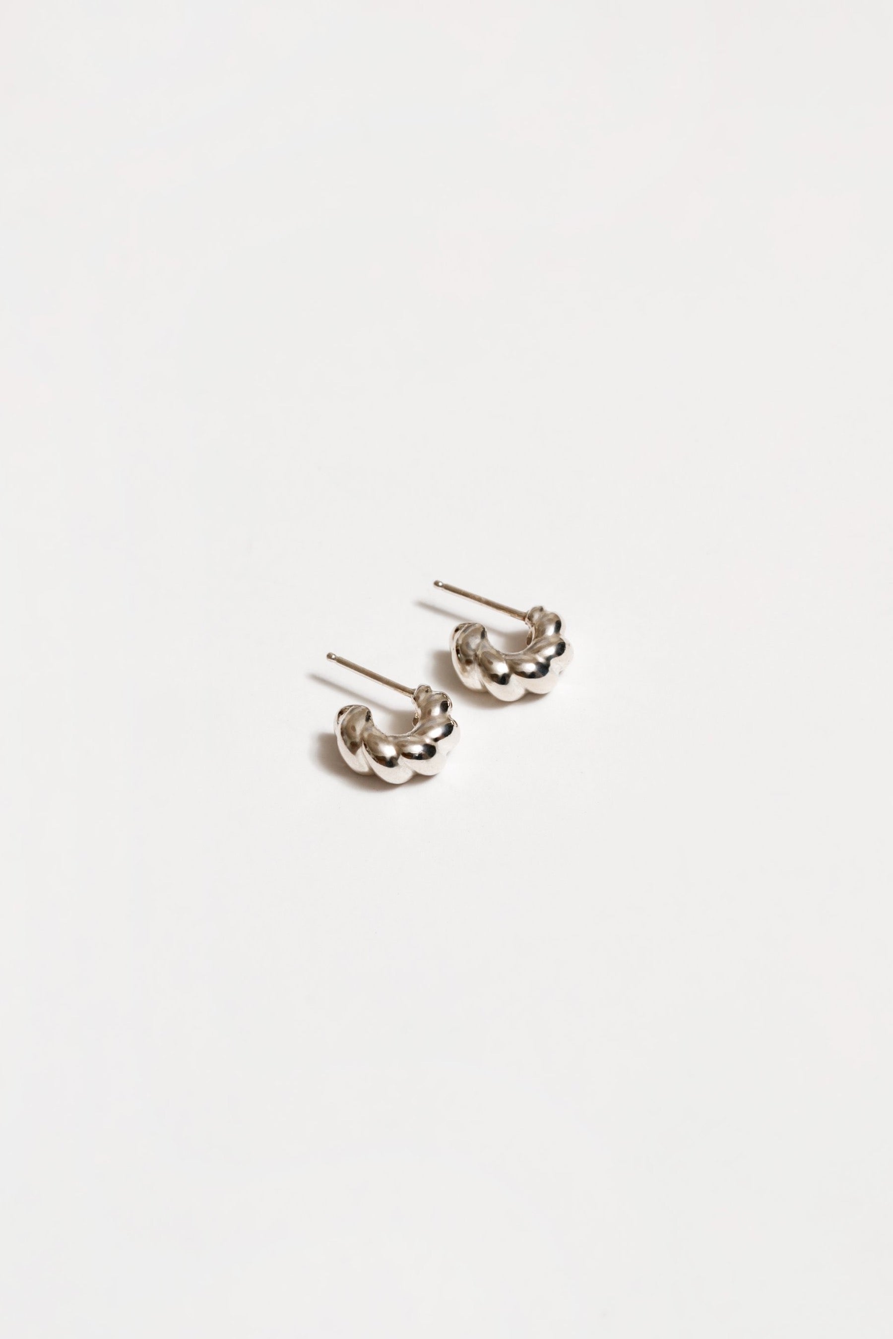 Small Silver Sadie Hoops
