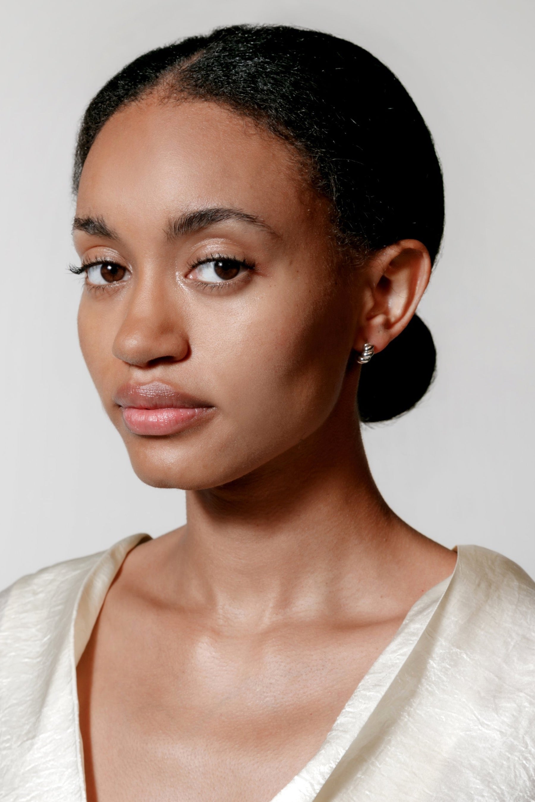 Small Silver Sadie Hoops