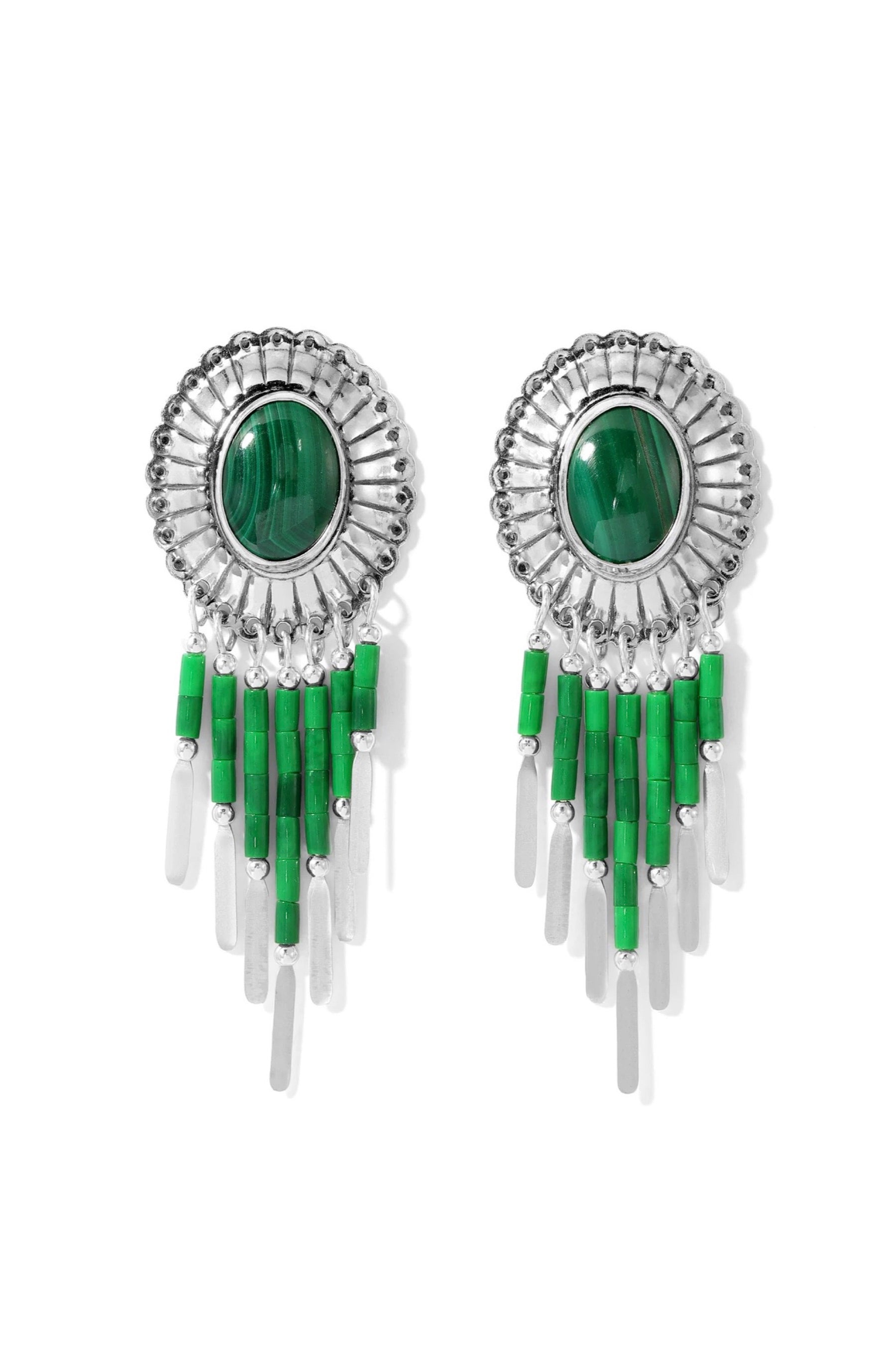 Malachite Pia Earrings