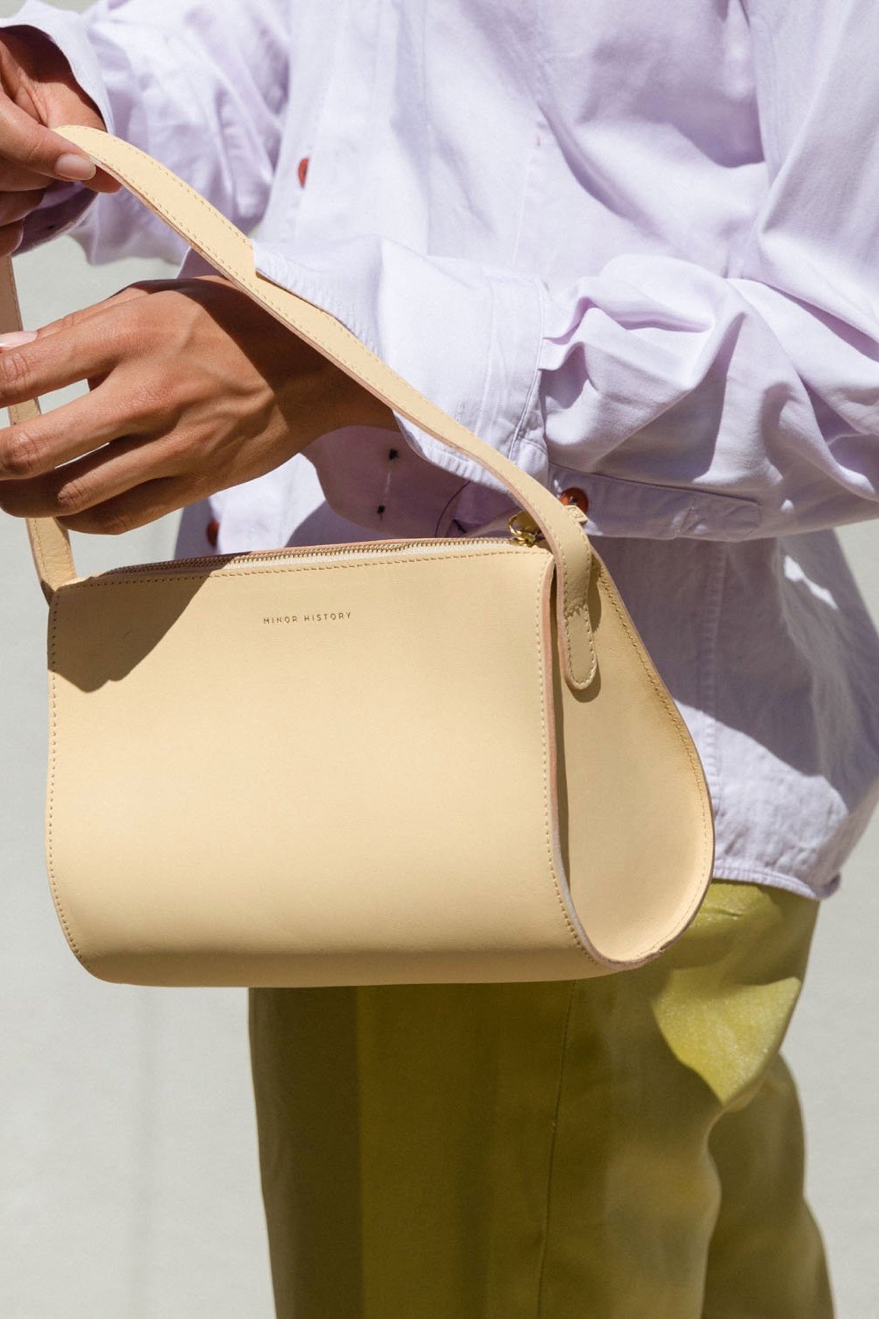 Cream Hug Shoulder Bag