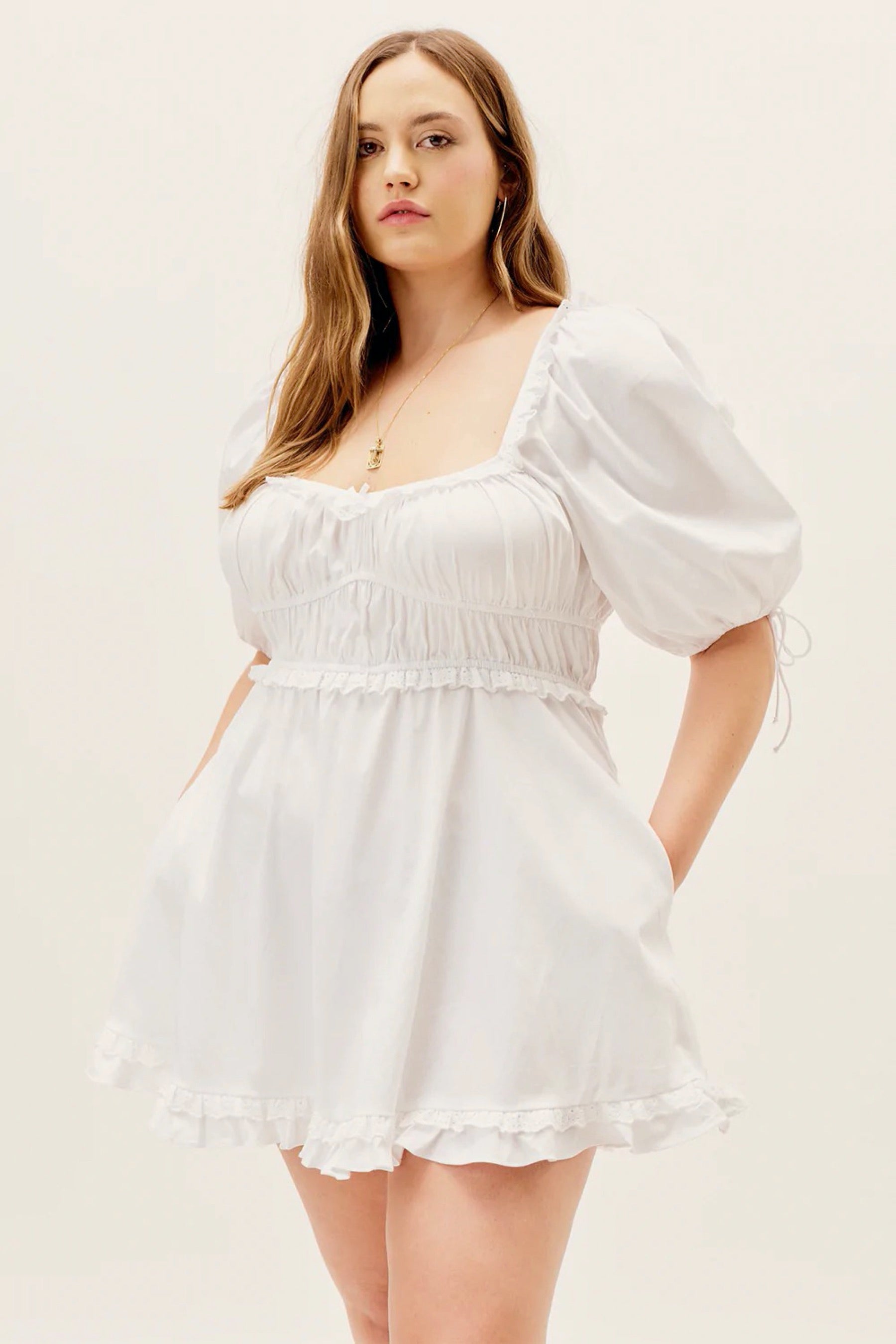 Ivory Jackson Mini Dress