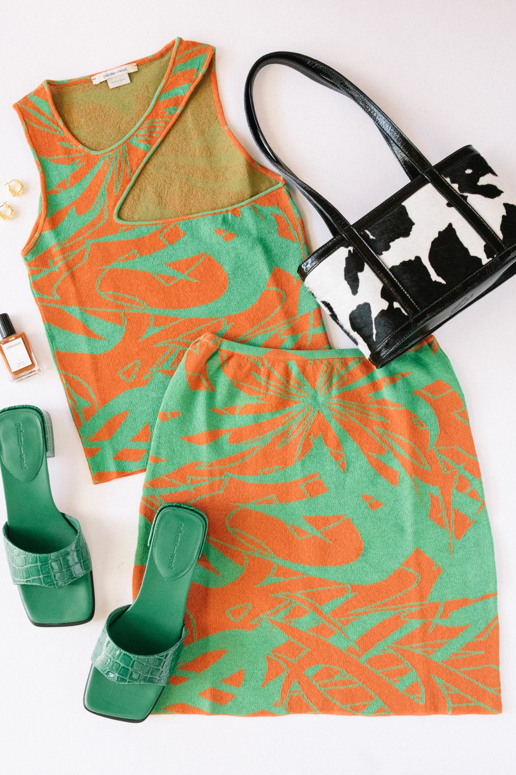 Intense Green Jacoba Sandal