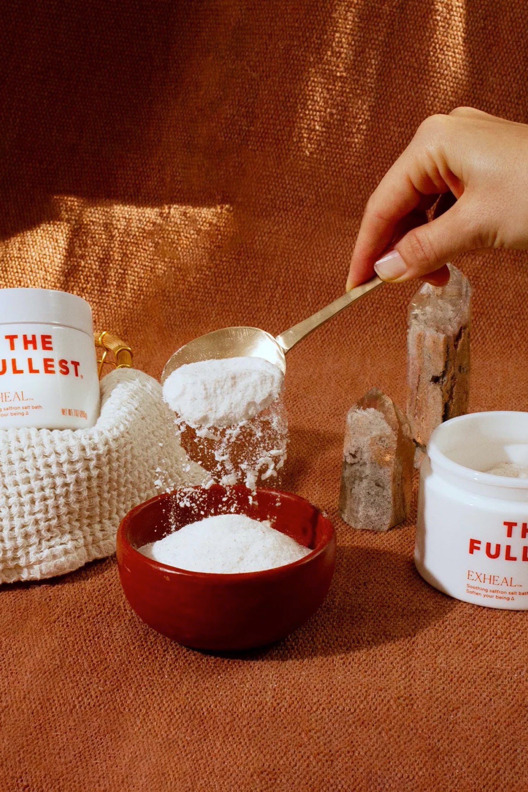 Exheal: Medicinal Saffron Salt Bath