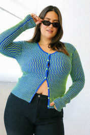 Dayflower Aster Cardigan