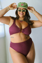 Green Cord Hibiscus Hat