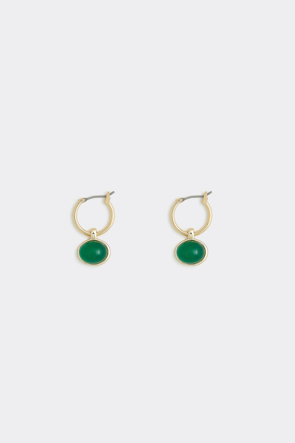 Emerald Flea Earrings