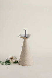 Speckled White Flora Oil Cruet
