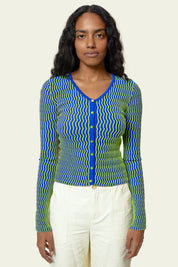 Dayflower Aster Cardigan