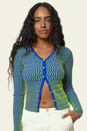 Dayflower Aster Cardigan