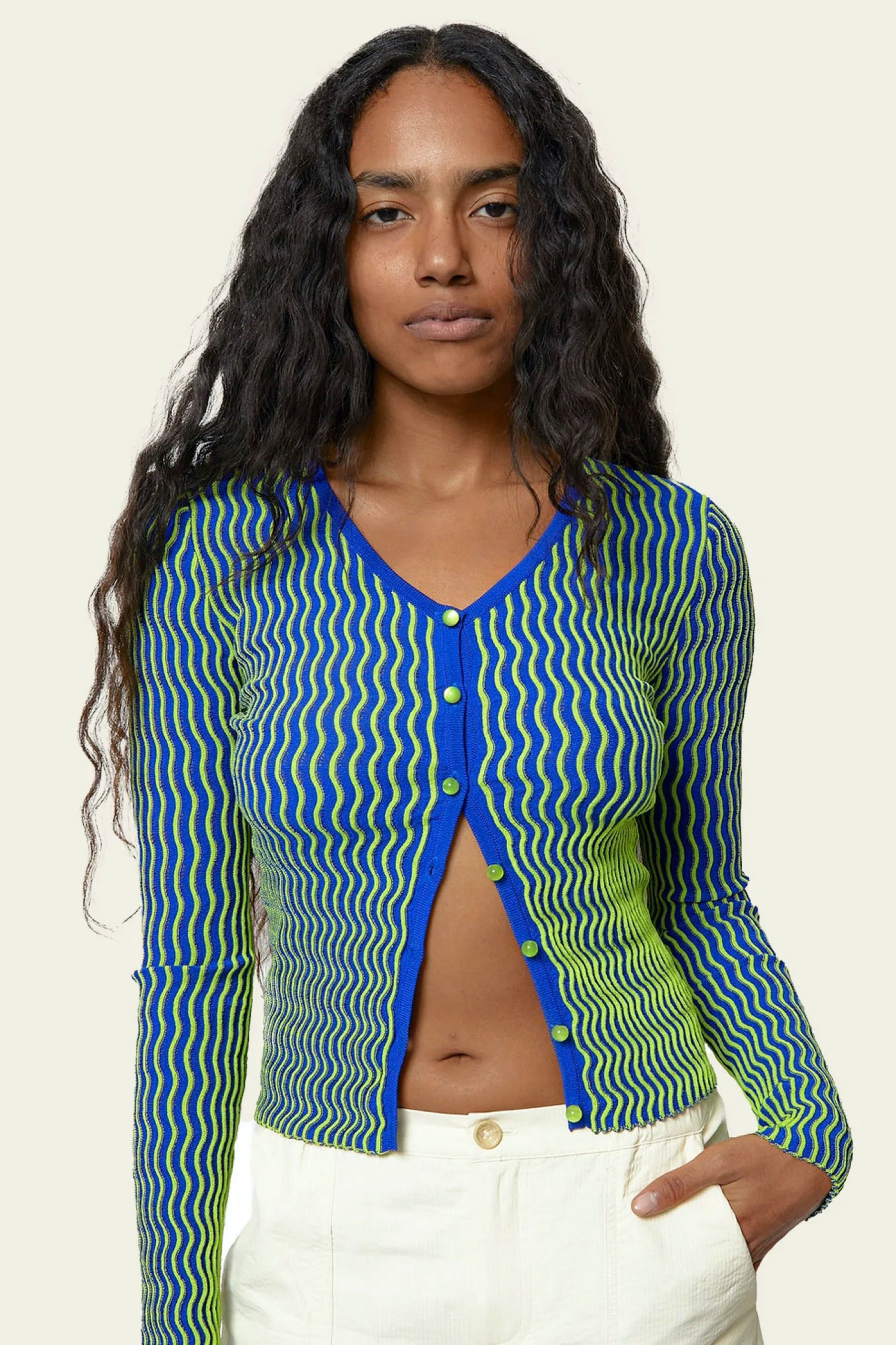 Dayflower Aster Cardigan