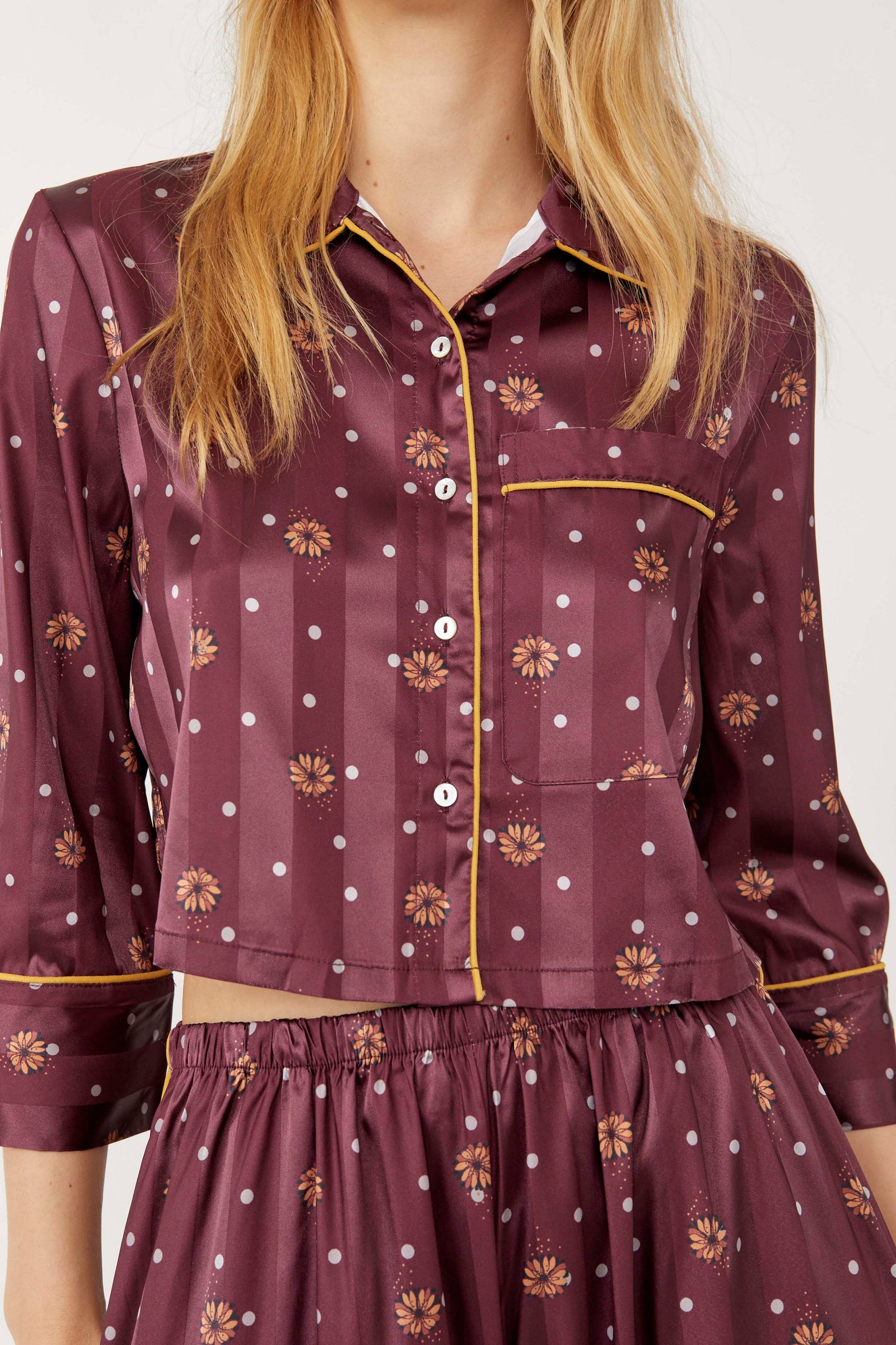 Wine Pajama Party Sleep Set