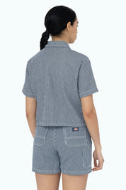 Hickory Cropped Work Shirt