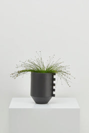 Dark Stone Zip Feature Planter