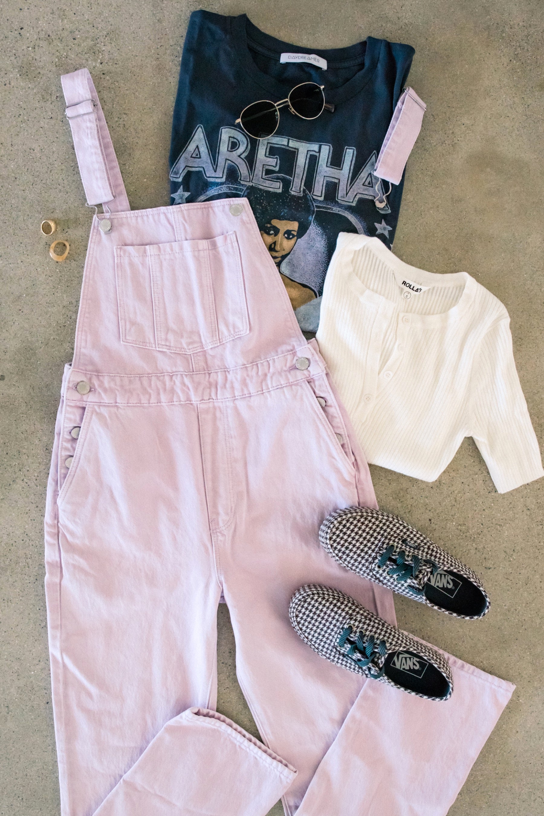 White Tight Rib Top