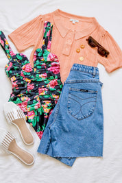 Cindy Blue Classic Cutoff