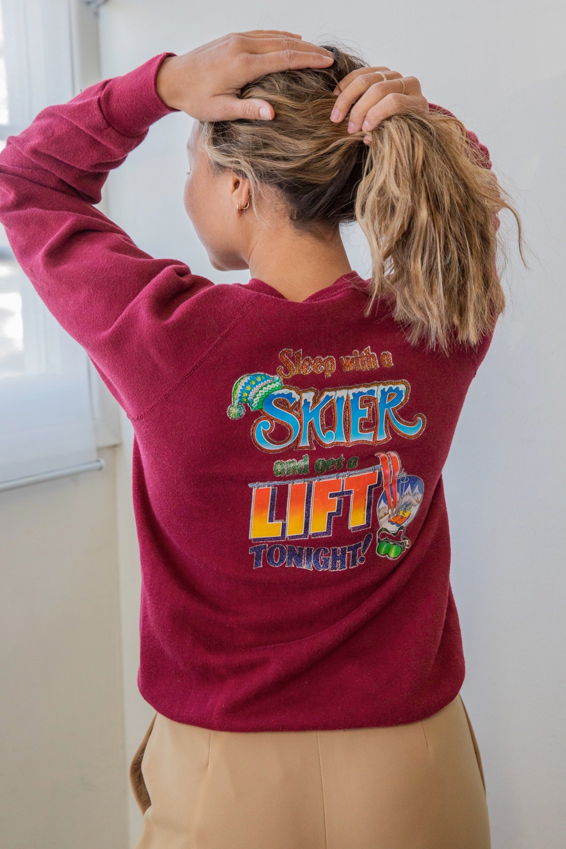 Sleep With a Skier Sweater