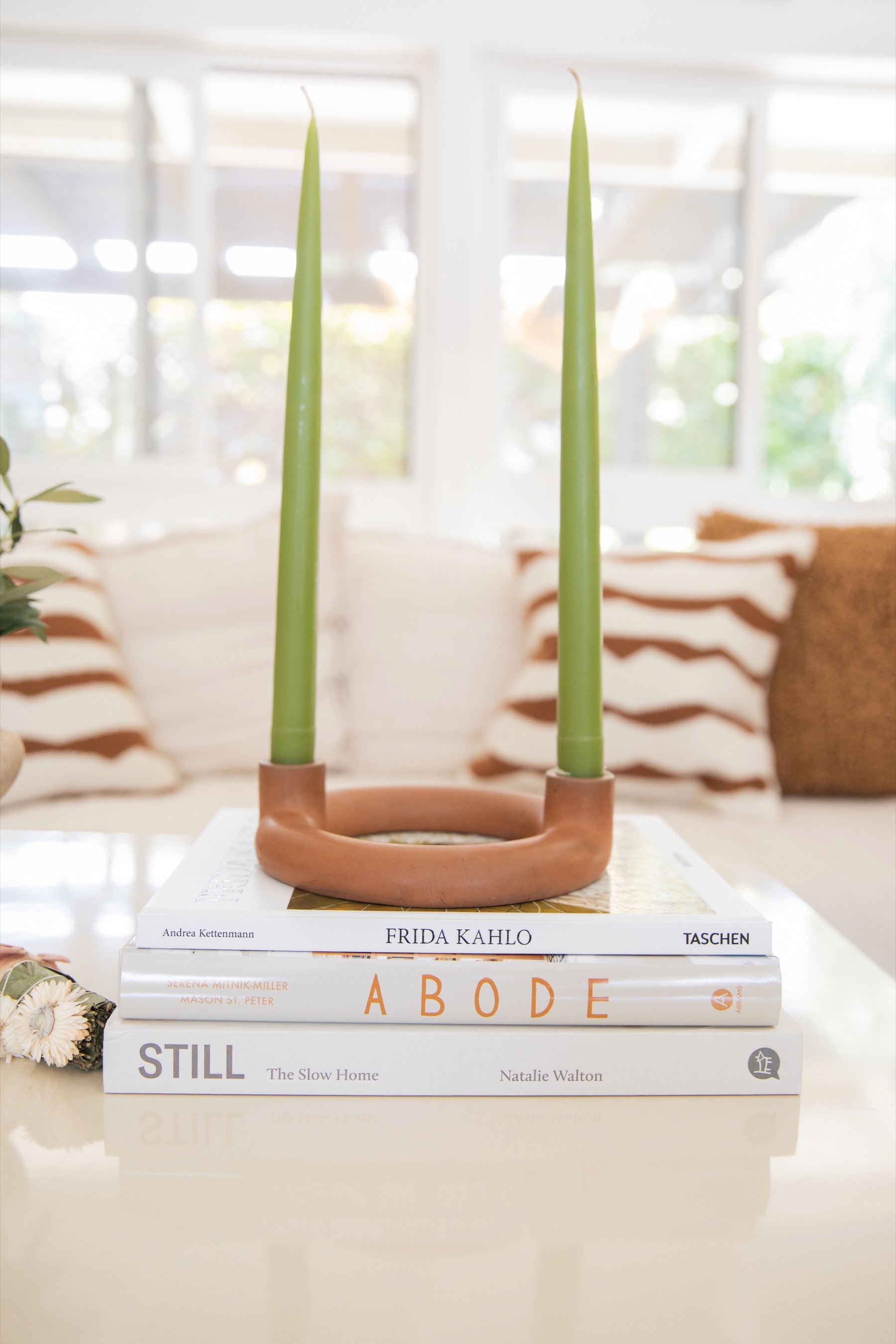 Umber Stella Candle Holder