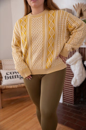 Canary Fisherman Sweater