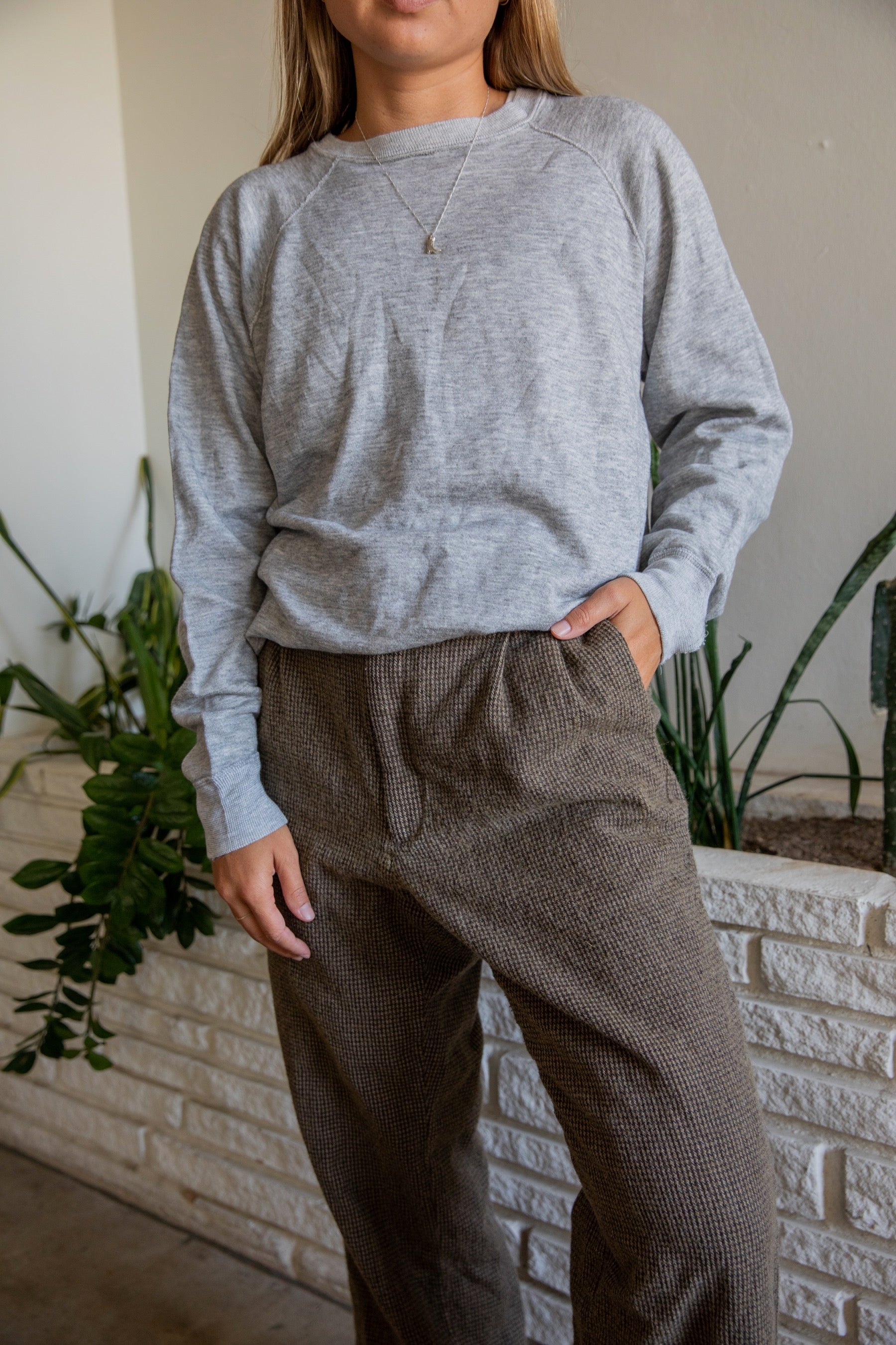 Heathered Grey Sweatshirt
