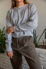 Heathered Grey Sweatshirt
