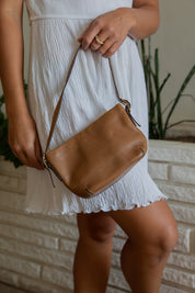 Tan Mini Coach Bag