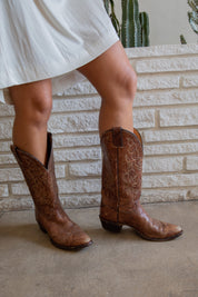 Brown Justin Cowboy Boot