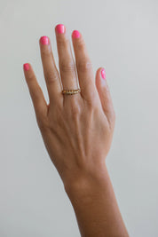 1905 Five Diamond Bridge Ring