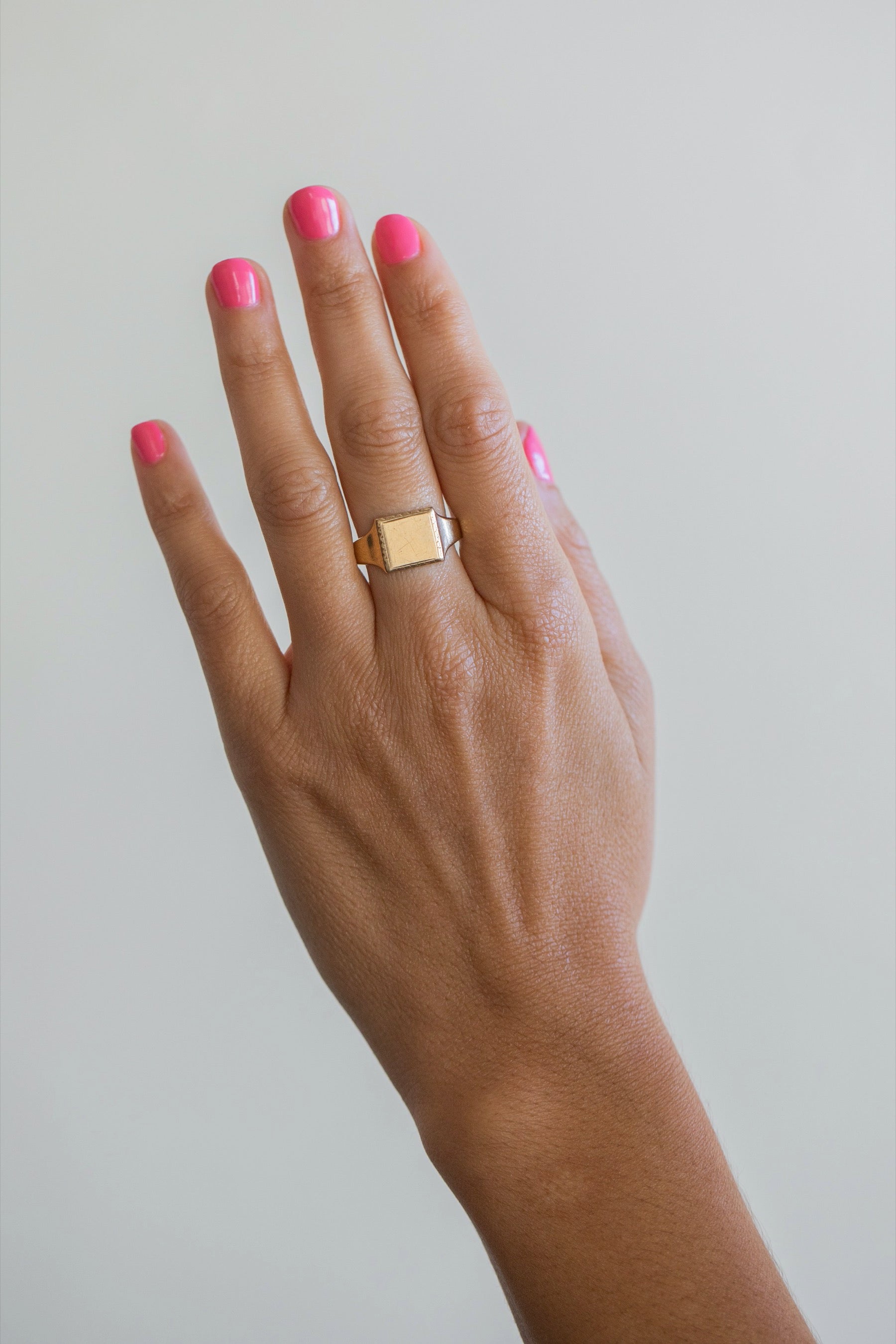 1940s Square Signet Ring