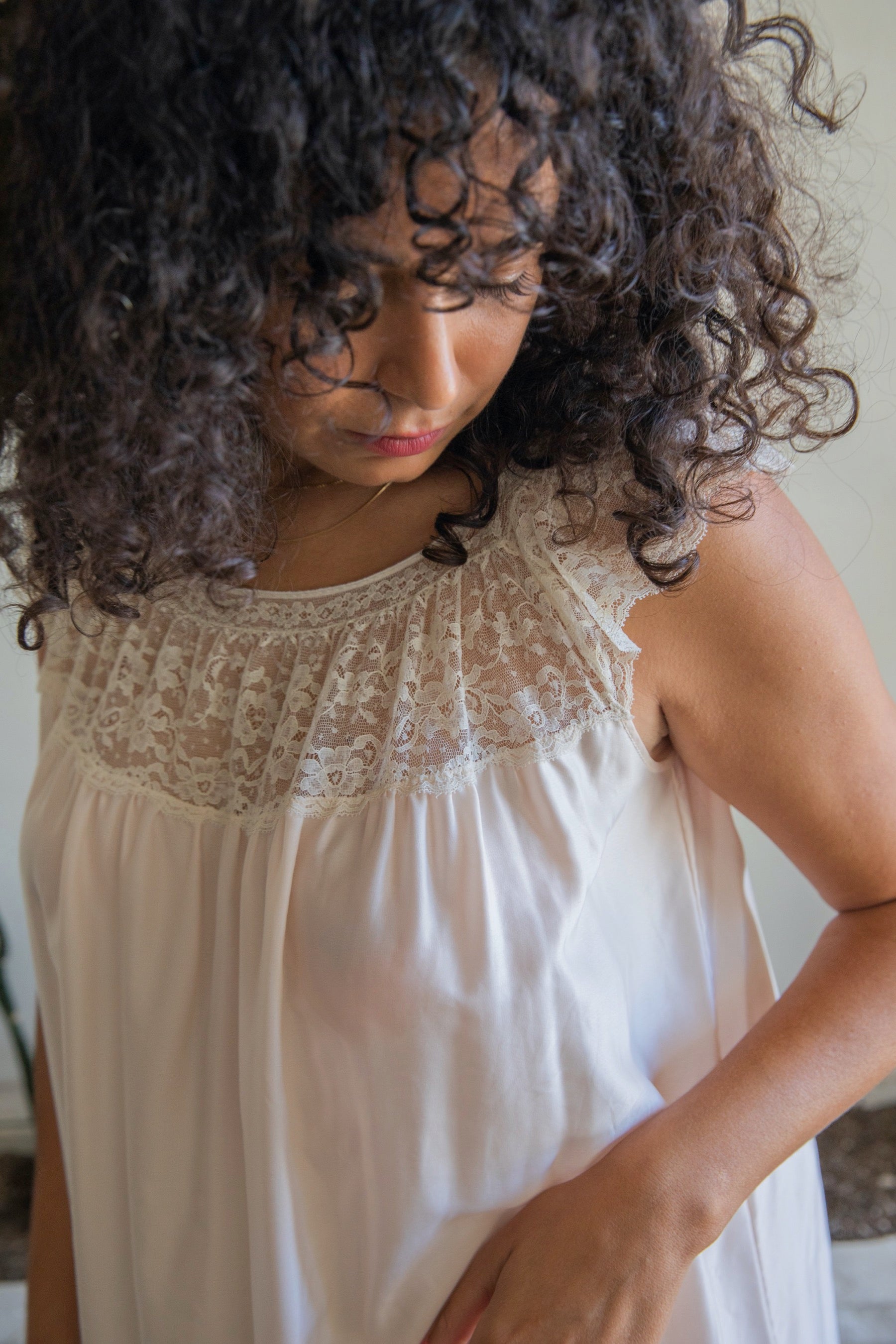 Soft Pink Lace Nightie