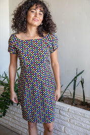 Silk Checkered Ann Taylor Dress